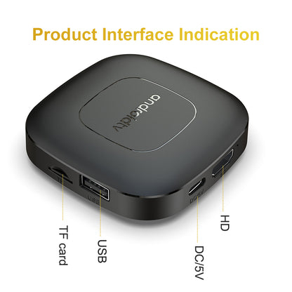 Intelligent Network OTT Player Smart Android TV Box Comes with Bluetooth Voice Function 2+16GB Memory 2.4G and 5GHz WIFI
