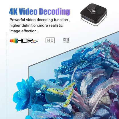 X16 TV Box OTT Network Media Player with 4GB RAM and 32GB ROM Comes with Voice Remote Control
