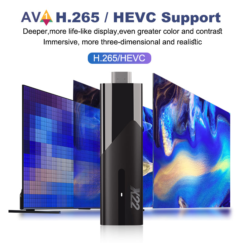 X22 Super TV Stick OTT Media Player 4GB RAM 32GB ROM Android 14 System Comes With  Live-Streaming Movies
