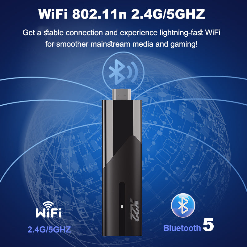 X22 Super TV Stick OTT Media Player 4GB RAM 32GB ROM Android 14 System Comes With  Live-Streaming Movies