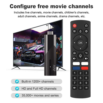 X22 Super TV Stick OTT Media Player 4GB RAM 32GB ROM Android 14 System Comes With  Live-Streaming Movies
